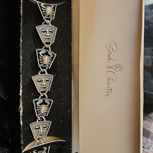 Vintage Sarah Coventry bracelet silver tone